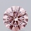 2.00 Ct. Fancy Intense Pink Round Lab Grown Diamond
