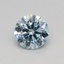 0.33 Ct. Fancy Intense Blue Round Lab Grown Diamond