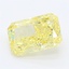 1.33 Ct. Fancy Vivid Yellow Radiant Lab Grown Diamond