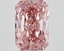 8.02 Ct. Fancy Vivid Brownish Pink Radiant Lab Grown Diamond