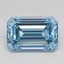 2.56 Ct. Fancy Vivid Blue Emerald Lab Grown Diamond