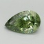 1.50 Ct. Fancy Vivid Green Pear Lab Grown Diamond