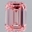 1.70 Ct. Fancy Vivid Pink Emerald Lab Grown Diamond
