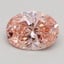 1.35 Ct. Fancy Intense Pink Oval Lab Grown Diamond