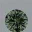 1.41 Ct. Fancy Vivid  Green Round Lab Grown Diamond