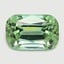7.4x5.0mm  Green  Cushion   Tourmaline
