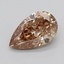 2.02 Ct. Fancy  Brown Pear Lab Grown Diamond