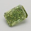 0.83 Ct. Fancy Vivid Green Radiant Lab Grown Diamond
