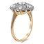 The Questa Ring, smalltop view on a hand