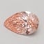 0.55 Ct. Fancy Intense Pink Pear Lab Grown Diamond