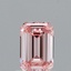 0.93 Ct. Fancy Intense Pink Emerald Lab Grown Diamond