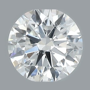 Round diamond — real photo