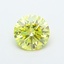 1.10 Ct. Fancy Intense  Yellow Round Lab Grown Diamond