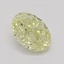 0.74 Ct. Fancy Light Yellow Oval Diamond