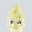 0.39 Ct. Fancy Yellow Pear Lab Grown Diamond