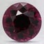9mm Unheated Red Modified Round Rhodolite Garnet