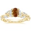 18K Yellow Gold Secret Garden Diamond Ring (1/2 ct. tw.), smalltop view