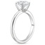 18K White Gold Heritage Diamond Ring, smallside view