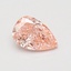 0.58 Ct. Fancy Vivid Pink Pear Lab Grown Diamond