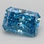 1.51 Ct. Fancy Vivid Blue Radiant Lab Grown Diamond