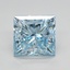 2.23 Ct. Fancy Vivid Blue Princess Lab Grown Diamond