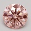 2.18 Ct. Fancy Intense Pink Round Lab Grown Diamond