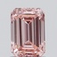 1.09 Ct. Fancy Vivid Pink Emerald Lab Grown Diamond