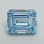 10.02 Ct. Fancy Vivid Blue Emerald Lab Grown Diamond