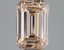 1.46 Ct. Fancy Light Orange Pink Emerald Lab Grown Diamond