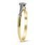 The Canberra Ring, smalltop view on a hand