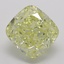 3.52 Ct. Fancy Yellow Cushion Diamond