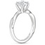 18K White Gold Alouette Ring, smallside view