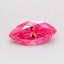 0.35 Ct. Fancy Vivid Pink Marquise Lab Grown Diamond