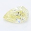 0.66 Ct. Fancy Yellow Pear Lab Grown Diamond