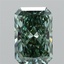 2.70 Ct. Fancy Vivid Green Radiant Lab Grown Diamond