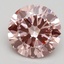 2.59 Ct. Fancy Intense Pink Round Lab Grown Diamond