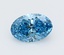 1.01 Ct. Fancy Vivid  Blue Oval Lab Grown Diamond