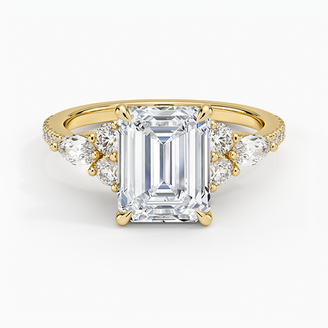 18K Yellow Gold Luxe Nadia Pavé Diamond Ring (1/2 ct. tw.)