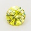 2.08 Ct. Fancy Intense  Yellow Round Lab Grown Diamond