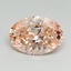 8.02 Ct. Fancy Intense Pink Oval Lab Grown Diamond