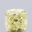 1.30 Ct. Fancy Intense  Yellow Cushion Lab Grown Diamond
