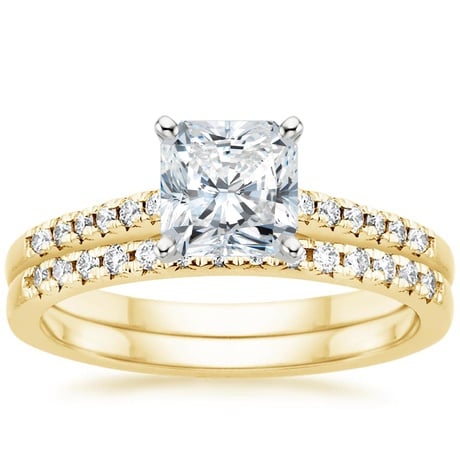18K Yellow Gold Sonora Diamond Bridal Set (1/4 ct. tw.)
