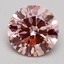2.00 Ct. Fancy Intense Pink Round Lab Grown Diamond