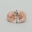 0.33 Ct. Fancy Intense Pink Oval Lab Grown Diamond