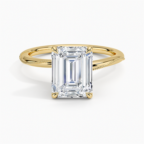 Milgrain Engagement Ring