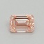 0.51 Ct. Fancy Intense Pink Emerald Lab Grown Diamond