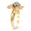 The Jailene Ring, smalltop view on a hand