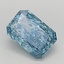1.34 Ct. Fancy Vivid  Blue Radiant Lab Grown Diamond