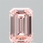 1.35 Ct. Fancy Intense Pink Emerald Lab Grown Diamond