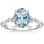 Platinum Nadia Diamond Ring, smalltop view